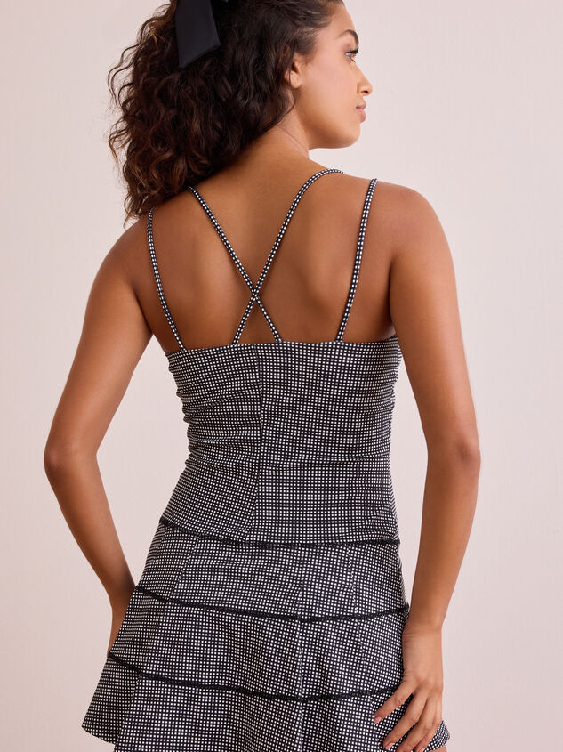 Serves Up Gingham Athletic Dress Detail 4 - TULLABEE
