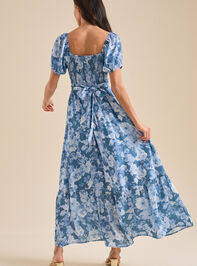 Clarey Floral Maxi Dress Detail 4 - TULLABEE