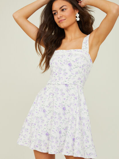 Lavender Bow Dress - TULLABEE