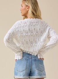 Carrie Pointelle Top Detail 5 - TULLABEE