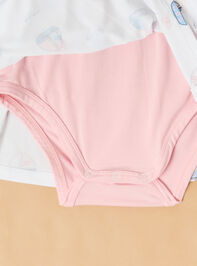 Bubble Sailboat Ruffle Bodysuit Dress Detail 2 - TULLABEE