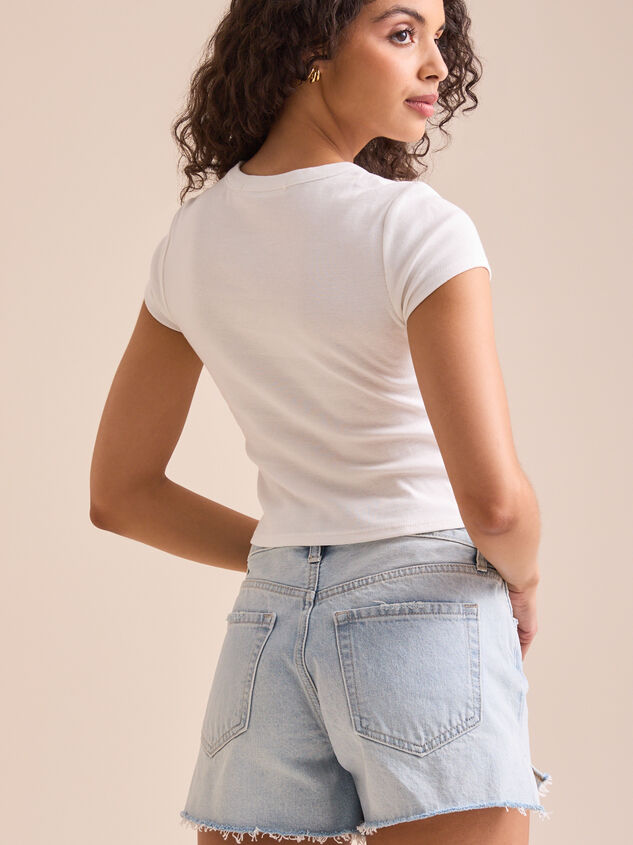 Star Patchwork Tee Detail 6 - TULLABEE