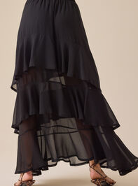 Kirsten Tiered Midi Skirt Detail 5 - TULLABEE