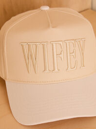Wifey Trucker Hat Detail 2 - TULLABEE