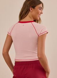 Soft Sprint Ribbed Tee Detail 5 - TULLABEE