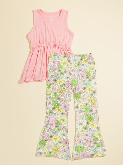 Ellie Tank and Floral Pants Set - TULLABEE