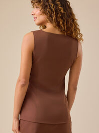 Reyna Button Down Mini Dress Detail 5 - TULLABEE