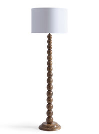 Ellie Wood Floor Lamp - TULLABEE