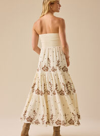 Tatum Floral Maxi Dress Detail 4 - TULLABEE