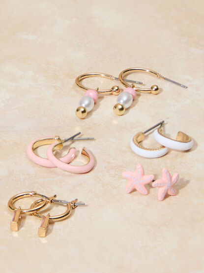 Sunset Starfish Earring Set - TULLABEE