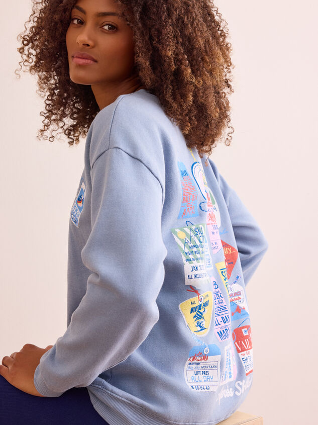 Après Ski Club Pullover Detail 5 - TULLABEE