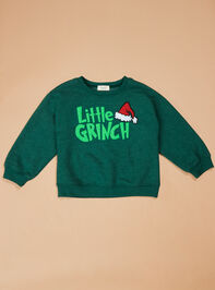 Little Grinch Toddler Sweatshirt - TULLABEE