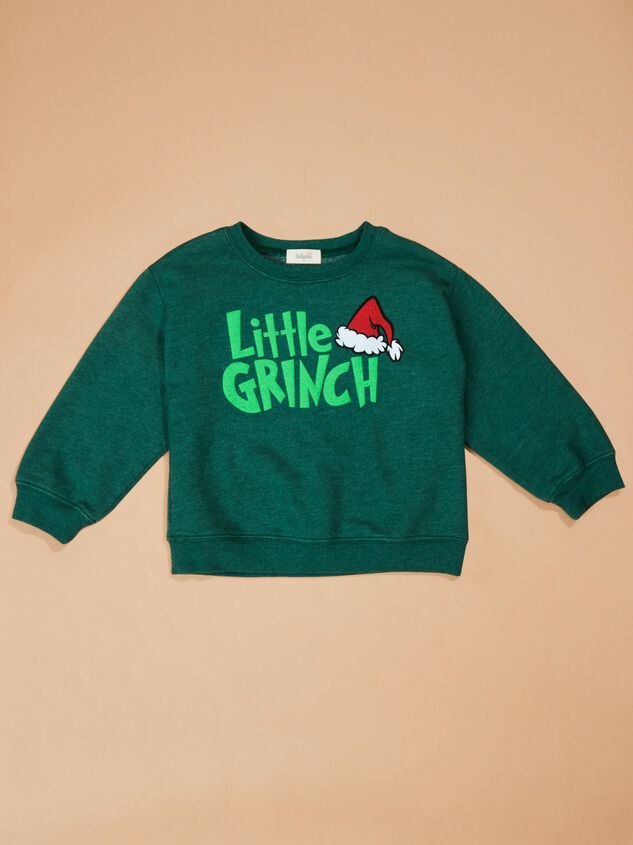 Little Grinch Toddler Sweatshirt - TULLABEE