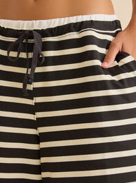 Finley Striped Lounge Pants Detail 3 - TULLABEE