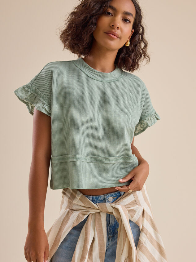 Becca Thermal Lace Top Detail 2 - TULLABEE