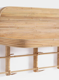 Brennan Rattan Wall Shelf Detail 5 - TULLABEE