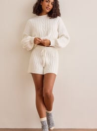 Cloudflow Cable Knit Short - TULLABEE