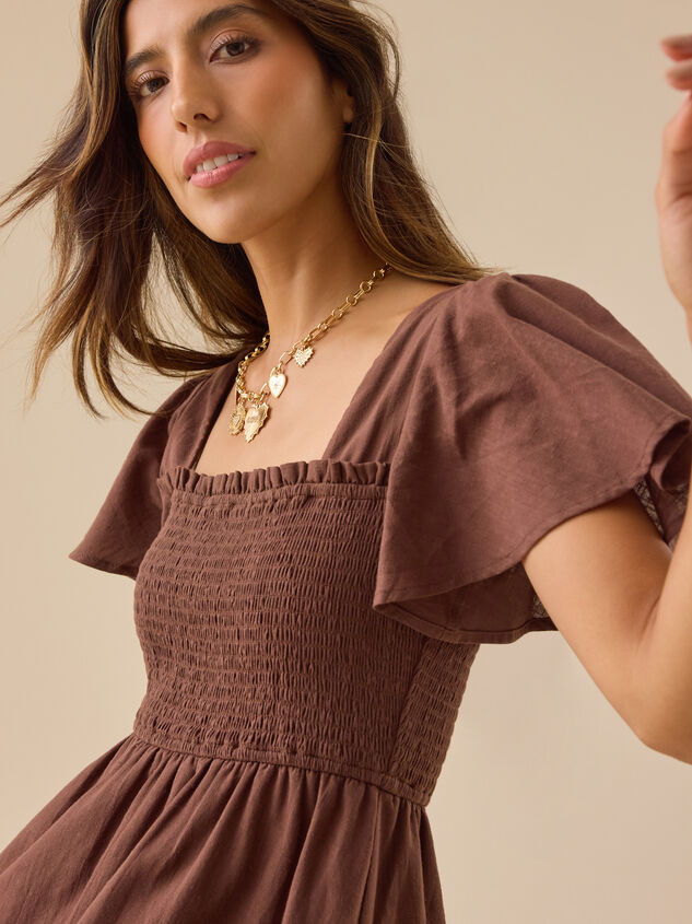 Sydney Mini Dress Detail 3 - TULLABEE