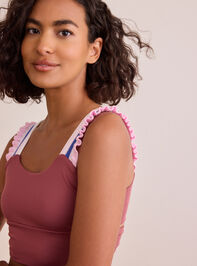 All Along Ruffle Tank Detail 3 - TULLABEE
