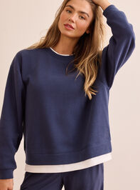 Horizon Double Layer Pullover Detail 2 - TULLABEE