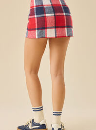 Kati Plaid Skort Detail 5 - TULLABEE