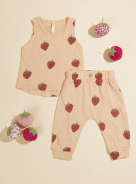Strawberry Tank and Pants Set by Rylee + Cru - TULLABEE