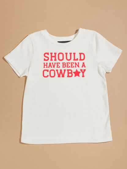 Should Have Been A Cowboy Graphic Tee - TULLABEE
