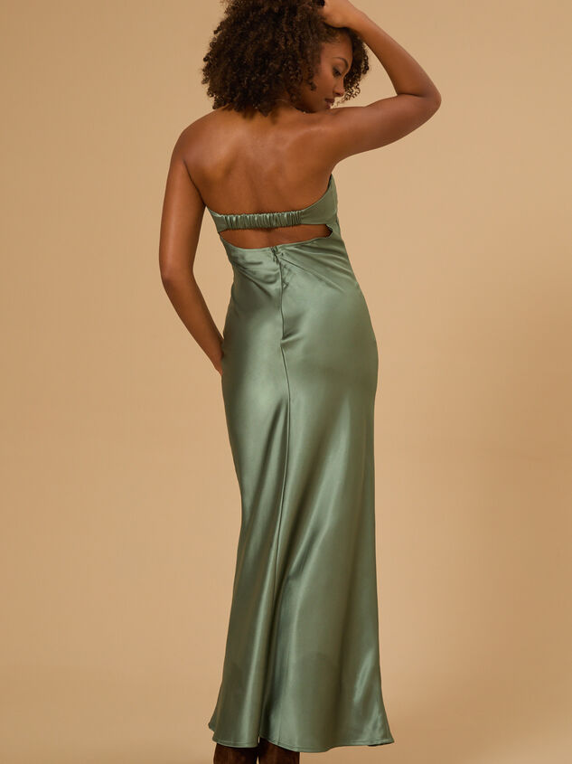 Paityn Strapless Maxi Dress Detail 4 - TULLABEE