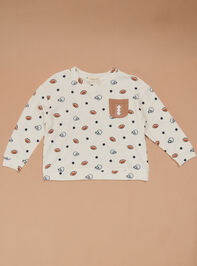 Football Star Shirt and Jogger Set Detail 2 - TULLABEE