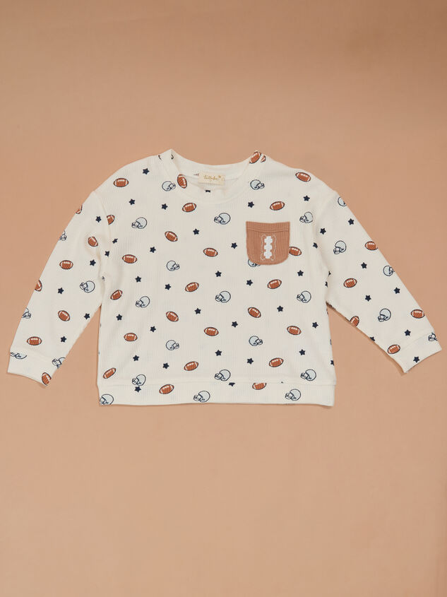 Football Star Shirt and Jogger Set Detail 2 - TULLABEE