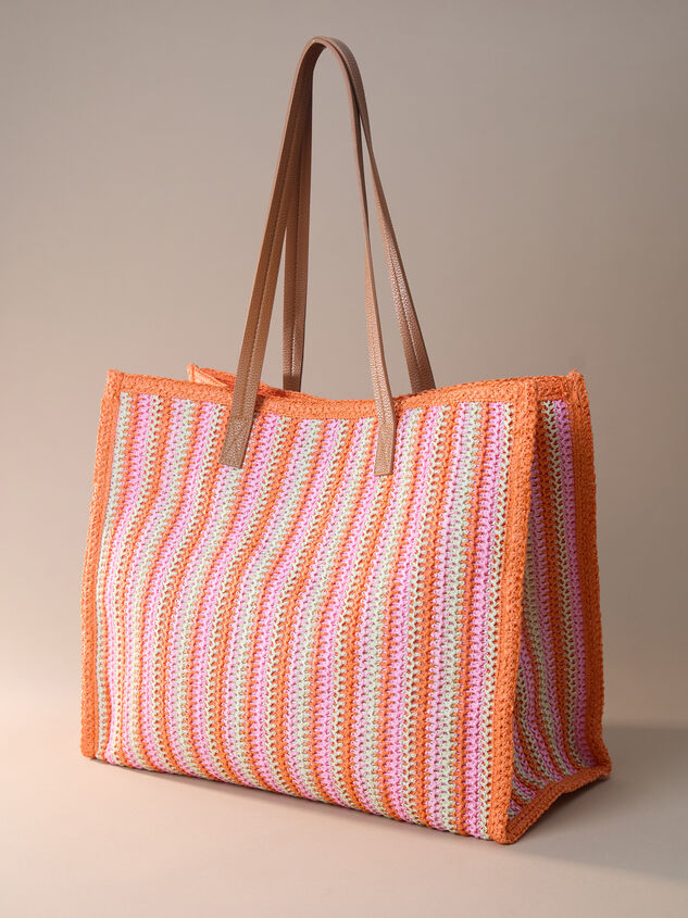Tangerine Dreams Tote Bag Detail 3 - TULLABEE