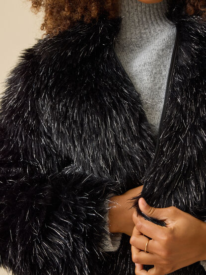 Elle Fur Jacket - TULLABEE