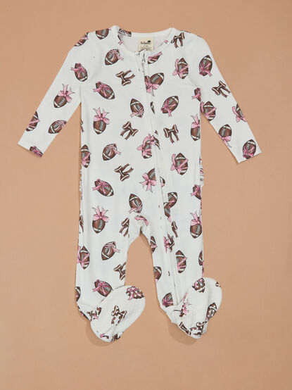 Touchdown Twirl Footie - TULLABEE