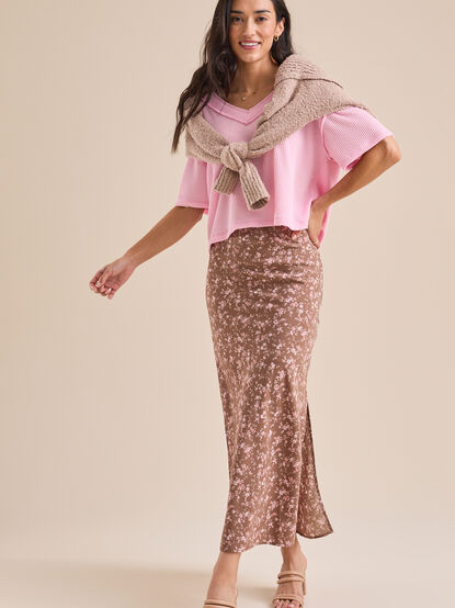 Ada Ribbed Boxy Tee - TULLABEE