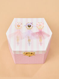 Ballerina Music Jewelry Box by Mud Pie Detail 2 - TULLABEE