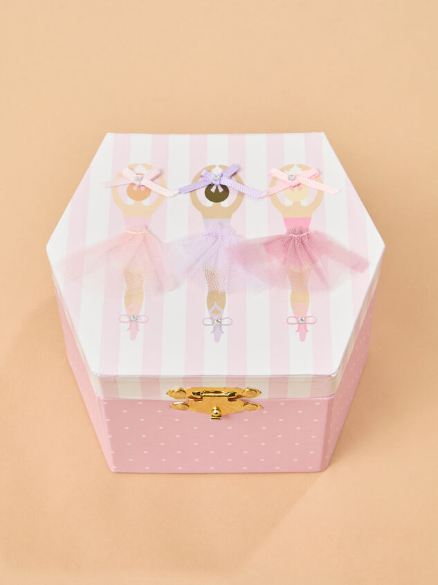 Ballerina Music Jewelry Box by Mud Pie Detail 2 - TULLABEE