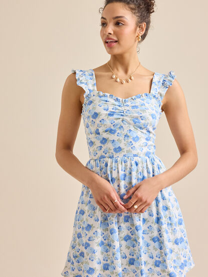 Cary Floral Mini Dress - TULLABEE