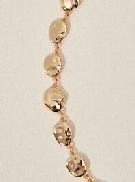 Hammered Organic Coin Choker Detail 2 - TULLABEE