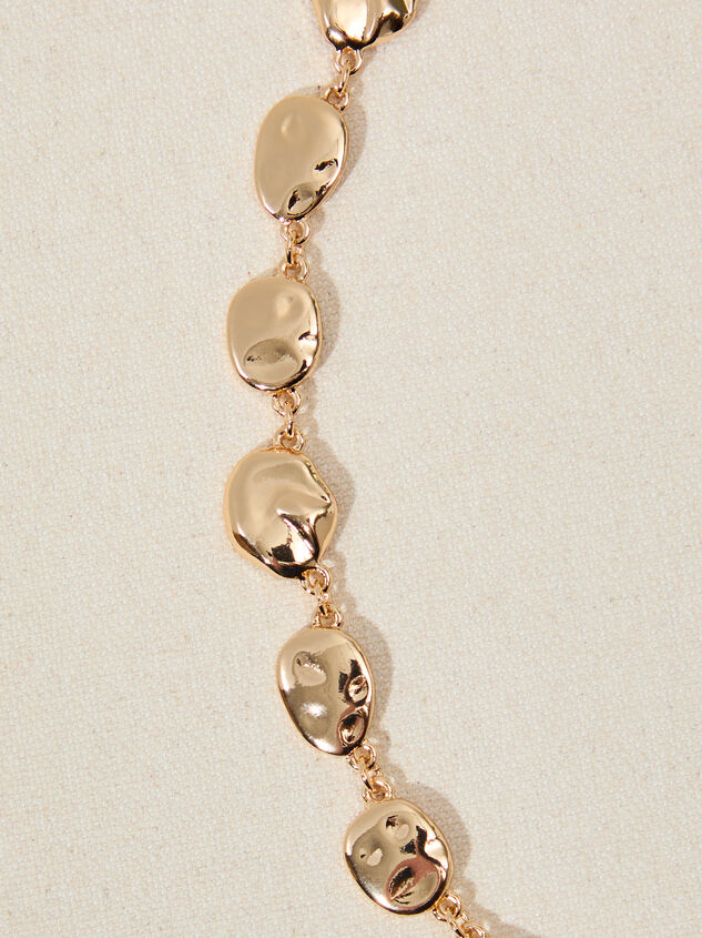 Hammered Organic Coin Choker Detail 2 - TULLABEE