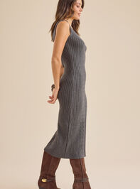 Sabrina Sleeveless Knit Maxi Sweater Dress Detail 3 - TULLABEE