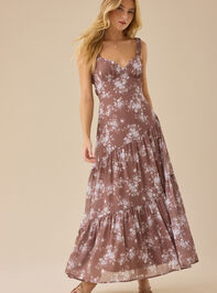 Lacy Floral Maxi Dress - TULLABEE