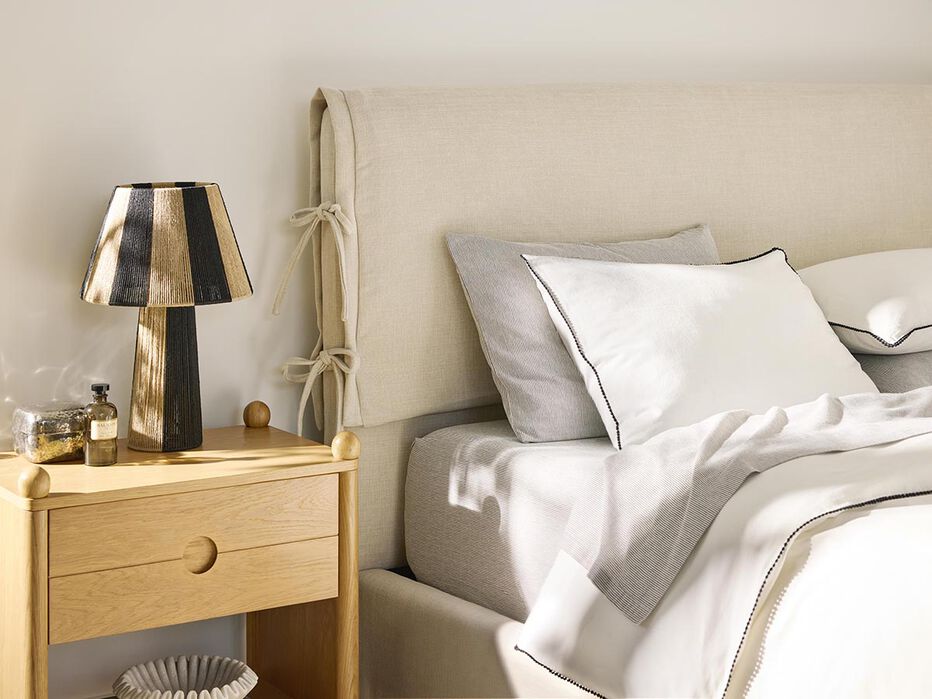 Amelia Upholstered Bed - TULLABEE - 