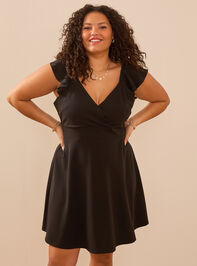 Veronica Ruffle Mini Dress Detail 2 - TULLABEE