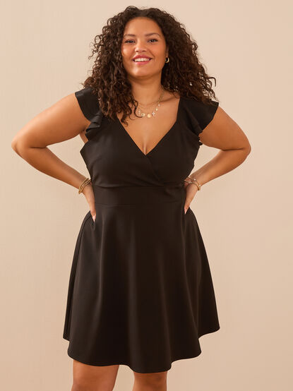 Veronica Ruffle Mini Dress - TULLABEE