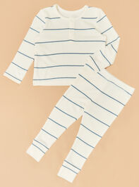 Henley Striped Lounge Set - TULLABEE