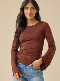 Judie Cinched Top Detail 3 - TULLABEE