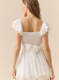 Lainey Double Layer Romper Detail 3 - TULLABEE