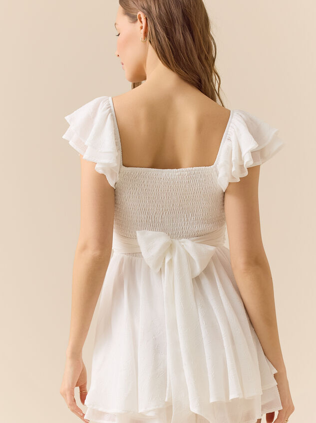 Lainey Double Layer Romper Detail 3 - TULLABEE