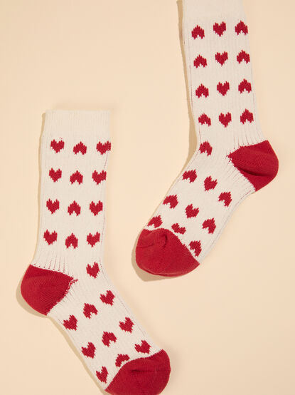 Cozy Heart Sock - TULLABEE
