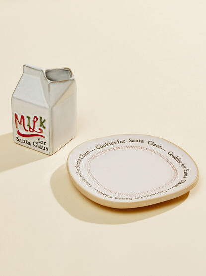 Milk & Cookies For Santa Claus Set - TULLABEE